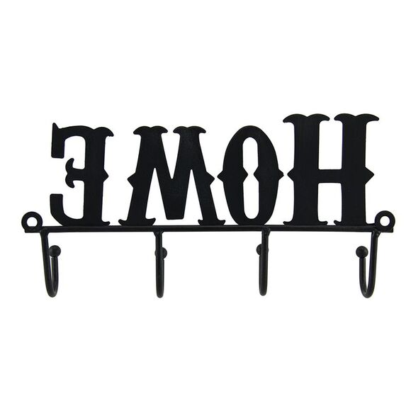 2 Pieces Rustic Brown Home Key Holder Wall Hanging Set - Picture 3 of 4